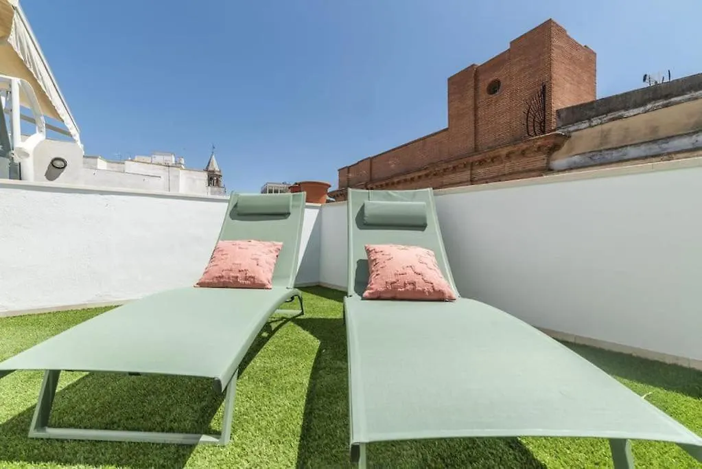 Bs Brand New Triplex Private Terrace Downtown Parking Apartment Seville Spain